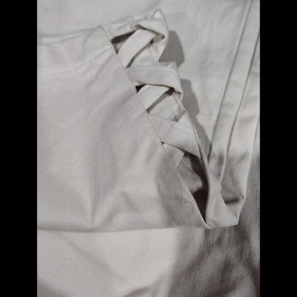 Chadwicks Capris pants Womens Size 10P Khaki Preppy Flat Front Zip 100% Cotton - Picture 5 of 12